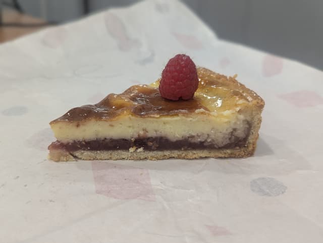 Flan framboise